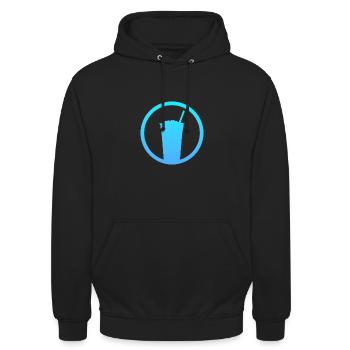 Bubble Boba Bubble Tea - Sweat-shirt à capuche unisexe - noir - Devant - Alina (178cm) & Michal (187cm)