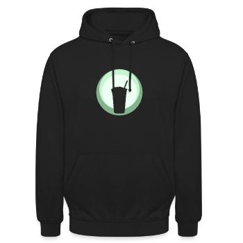 Tee Bubble Bubble Thé Bulle - Sweat-shirt à capuche unisexe - noir - Devant - Alina (178cm) & Michal (187cm)
