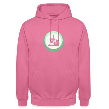 Biochemistry Chemical Chemical - Unisex Hoodie - pink - Front - Alina (178cm) & Michal (187cm)