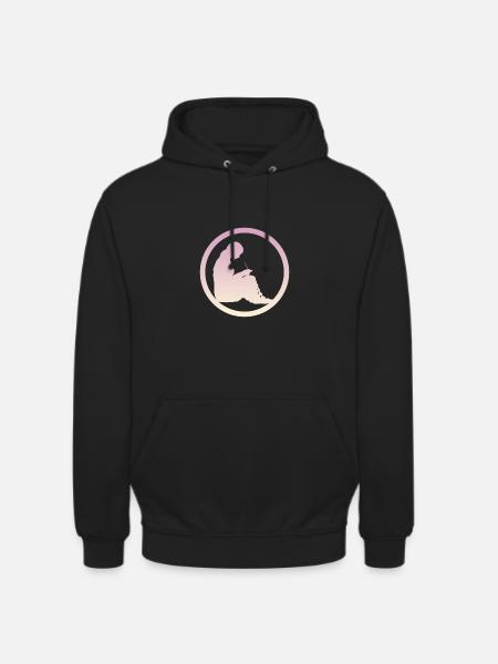 Crochet Crochet Wool - Unisex Hoodie - black