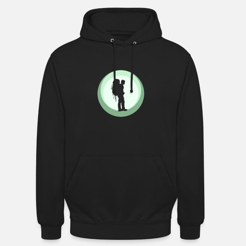 Backpacker Pilger Pilger - Unisex Hoodie - Schwarz