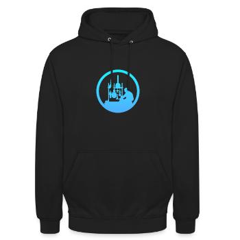 Molekül Biochemie DNA - Unisex Hoodie - Schwarz - Vorne - Alina (178cm) & Michal (187cm)