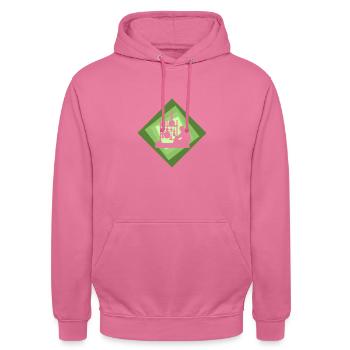 Biochemistry Molecule Chemical - Unisex Hoodie - pink - Front - Alina (178cm) & Michal (187cm)