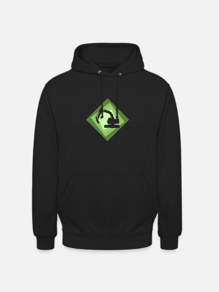 Bagger Baggerfahrerin Bagger - Unisex Hoodie - Schwarz
