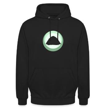 Tentes de camping pour camping-car - Sweat-shirt à capuche unisexe - noir - Devant - Alina (178cm) & Michal (187cm)