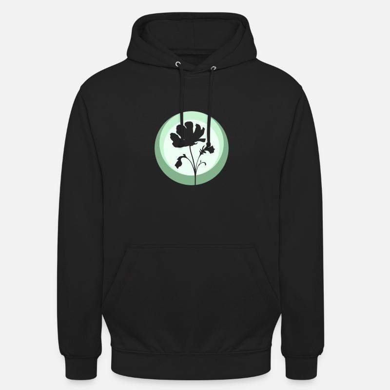 Botanique Plantes Fleurs - Sweat-shirt à capuche unisexe - noir