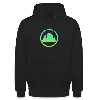 Campers Camping Scouts - Unisex Hoodie - black - Front - Alina (178cm) & Michal (187cm)