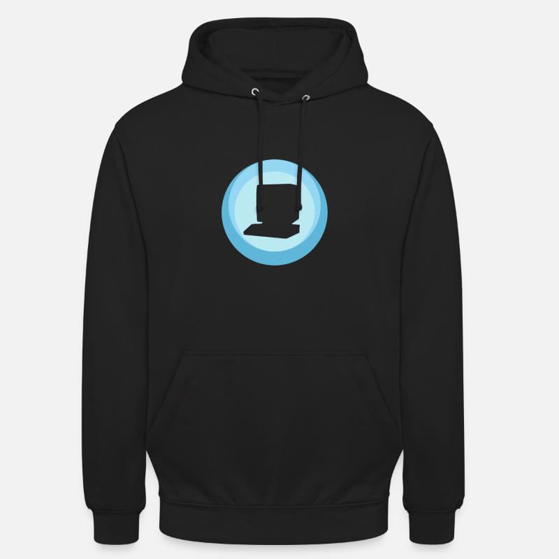 Computer Nerd Nerd - Unisex Hoodie - black