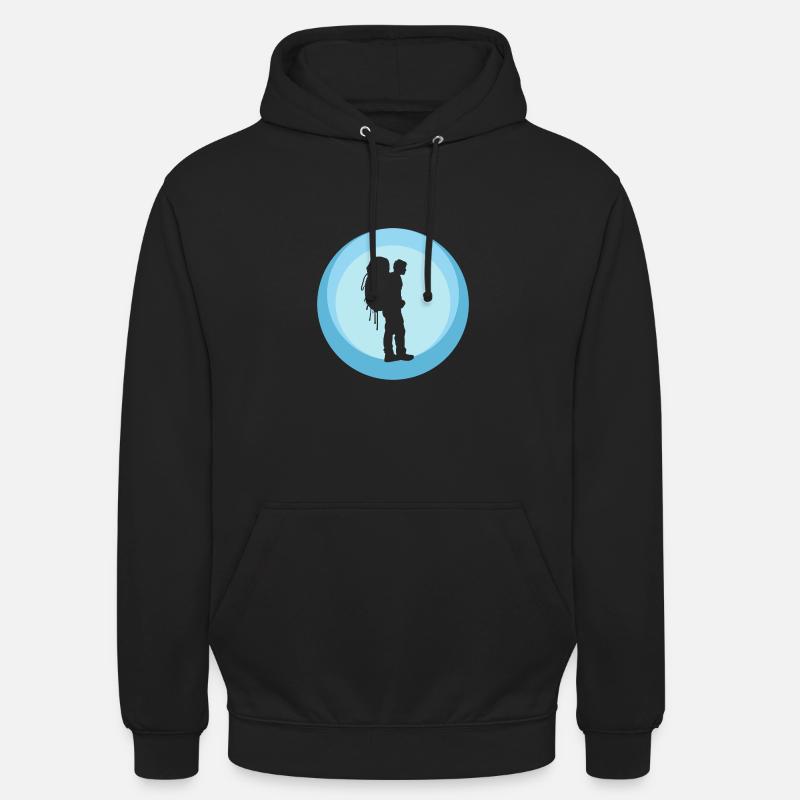 Backpacking Backpacker Backpacking - Unisex Hoodie - black