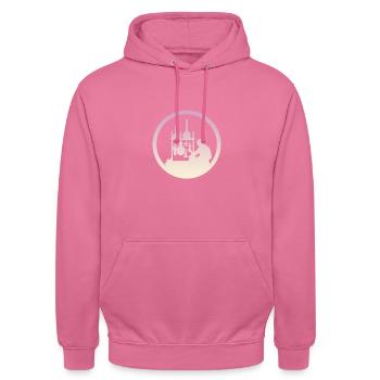 Molecule Biochemistry Molecule - Unisex Hoodie - pink - Front - Alina (178cm) & Michal (187cm)