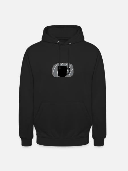 Kaffee Becher Kaffeetasse - Unisex Hoodie - Schwarz