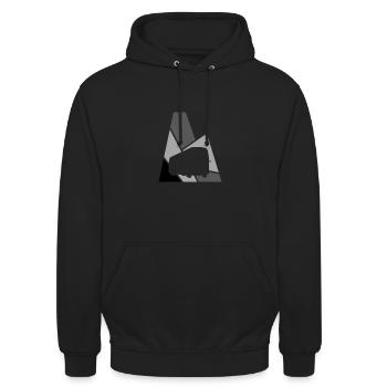 Busfahrer Bus Transport - Unisex Hoodie - Schwarz - Vorne - Alina (178cm) & Michal (187cm)