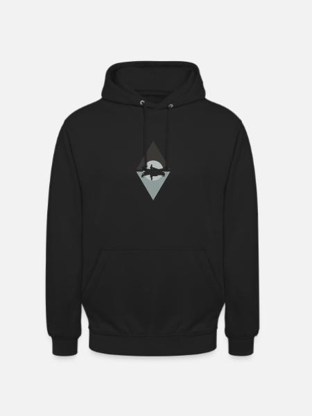 canoeing, rowing, kayaking - Unisex Hoodie - black