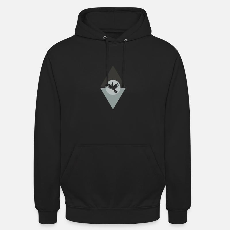 Calopsitte calopsitte oiseau - Sweat-shirt à capuche unisexe - noir