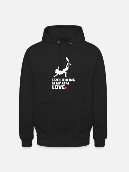 Freediving - Unisex Hoodie - black