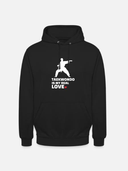 I love Taekwondo - Unisex Hoodie - black