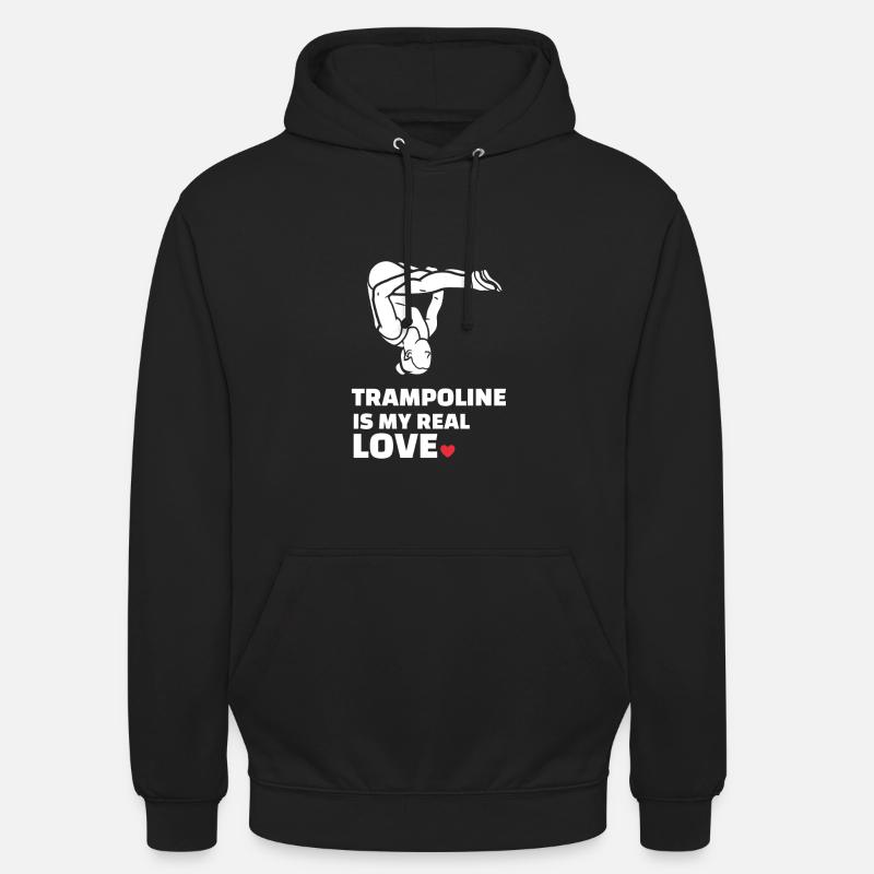 J’adore le trampoline - Sweat-shirt à capuche unisexe - noir