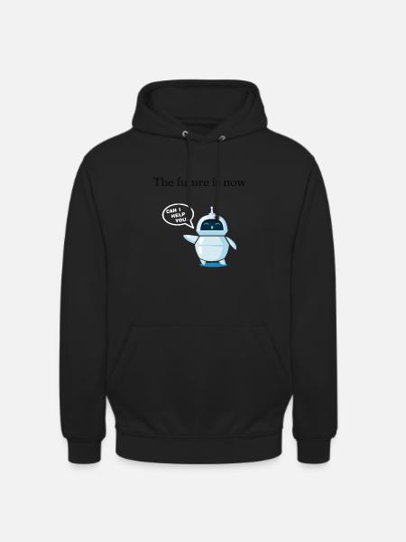 The future is now - Unisex Hoodie - Schwarz