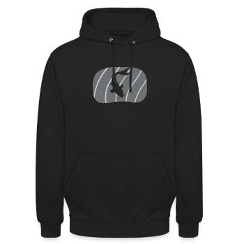 Koi Pond - Unisex Hoodie - black - Front - Alina (178cm) & Michal (187cm)
