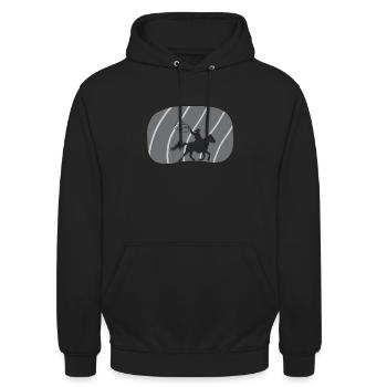 Cowboy Western Rider - Sweat-shirt à capuche unisexe - noir - Devant - Alina (178cm) & Michal (187cm)