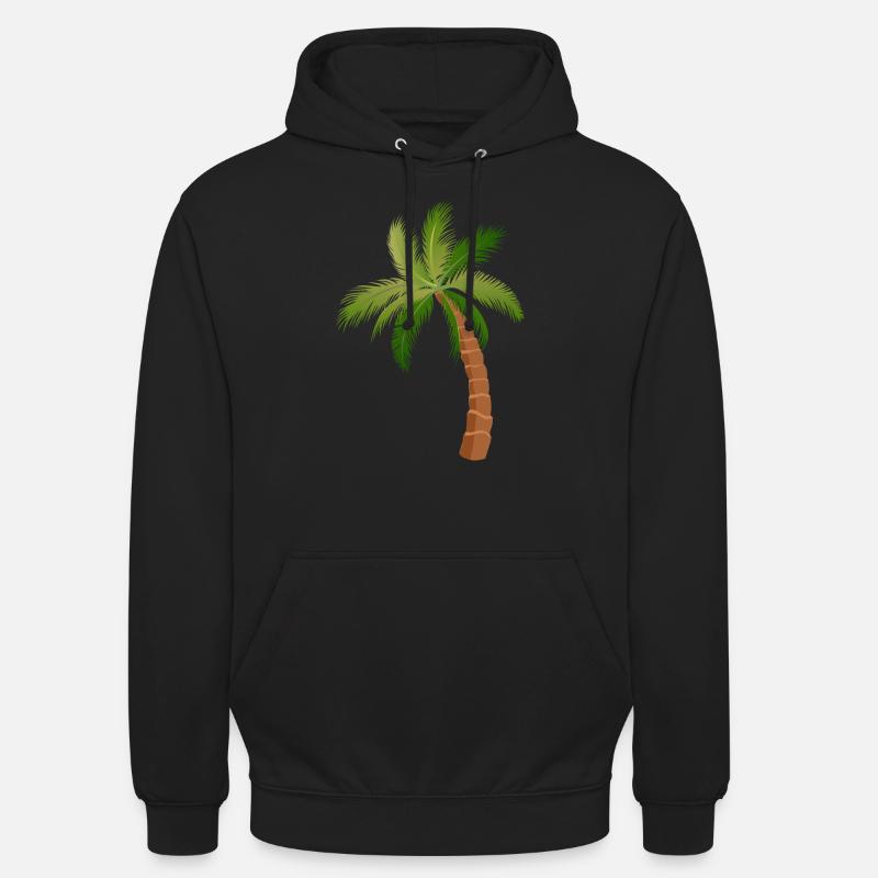 palm tree palm trees - Unisex Hoodie - black