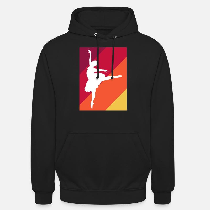 Danse Musique de danse - Sweat-shirt à capuche unisexe - noir