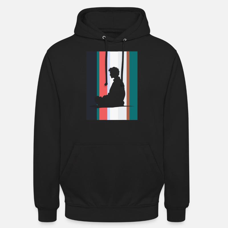 Méditation Pleine conscience Relaxation - Sweat-shirt à capuche unisexe - noir