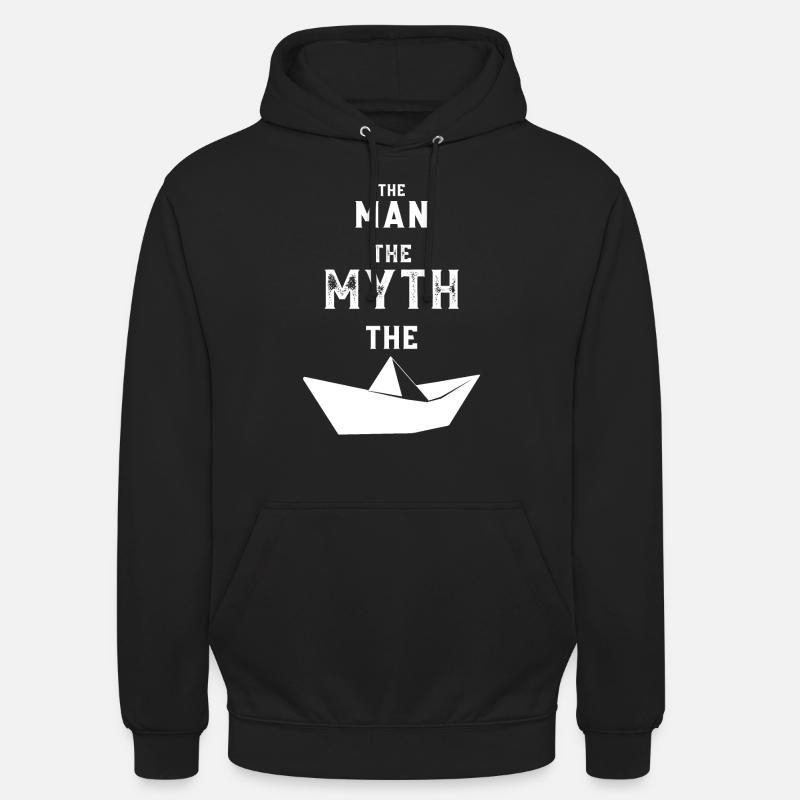 MYTHOS SEGELBOOT MOTORBOOT BOOT - Unisex Hoodie - Schwarz