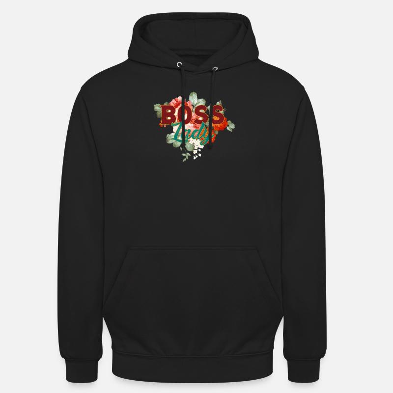 Patron Dame - Sweat-shirt à capuche unisexe - noir