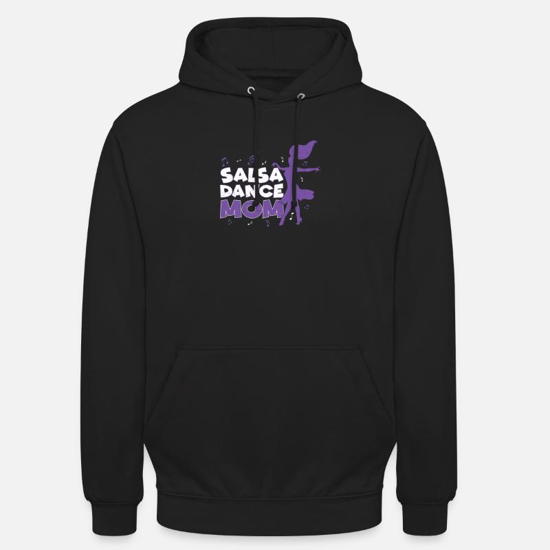 Salsa-Tanz-Mutter Lustige Salsa-Tänzerin - Unisex Hoodie - Schwarz