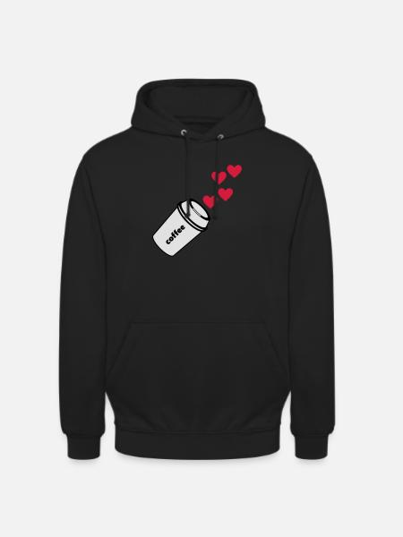 coffe love Kaffee Liebe - Unisex Hoodie - Schwarz