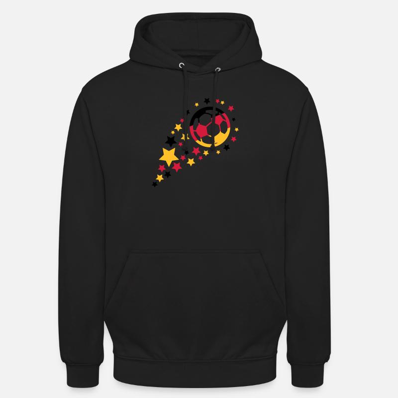 fußball design - Unisex Hoodie - Schwarz