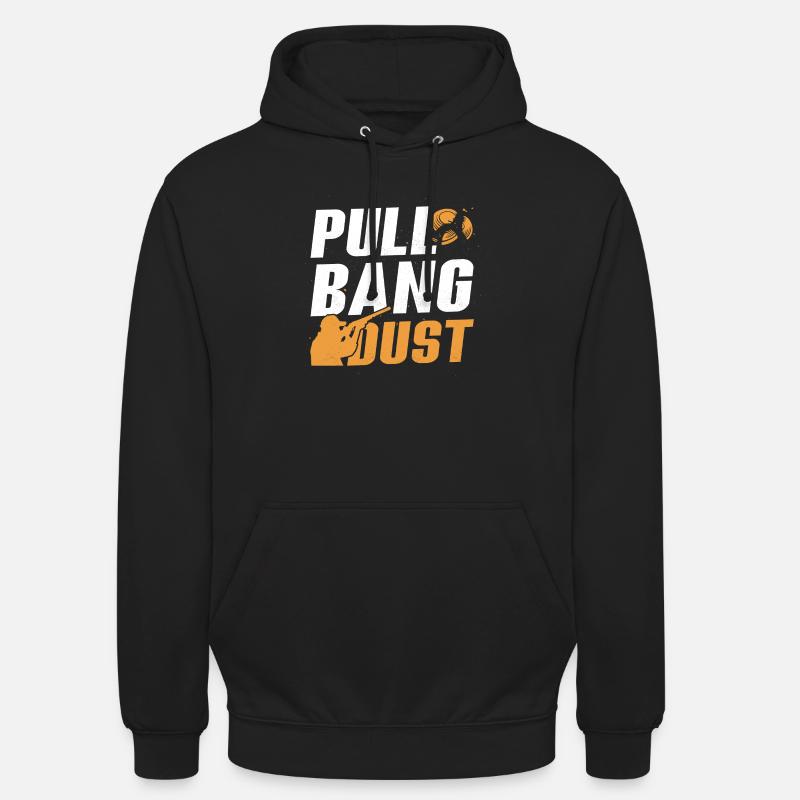 Pull Trapshooting Skeet Shooting - Unisex Hoodie - black