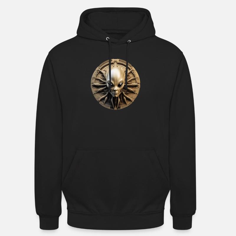 EXTRA-TERRESTRE - Sweat-shirt à capuche unisexe - noir