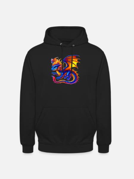 Dragon - Unisex Hoodie - black