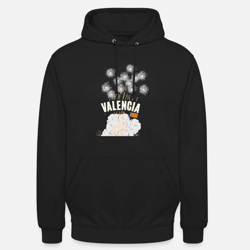 Fallas de Valencia Pyro - Sweat-shirt à capuche unisexe - noir