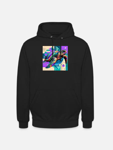 turtle - Unisex Hoodie - black