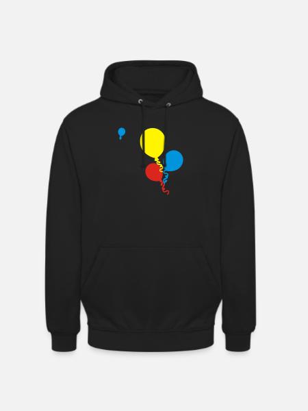 ballons - Unisex Hoodie - Schwarz