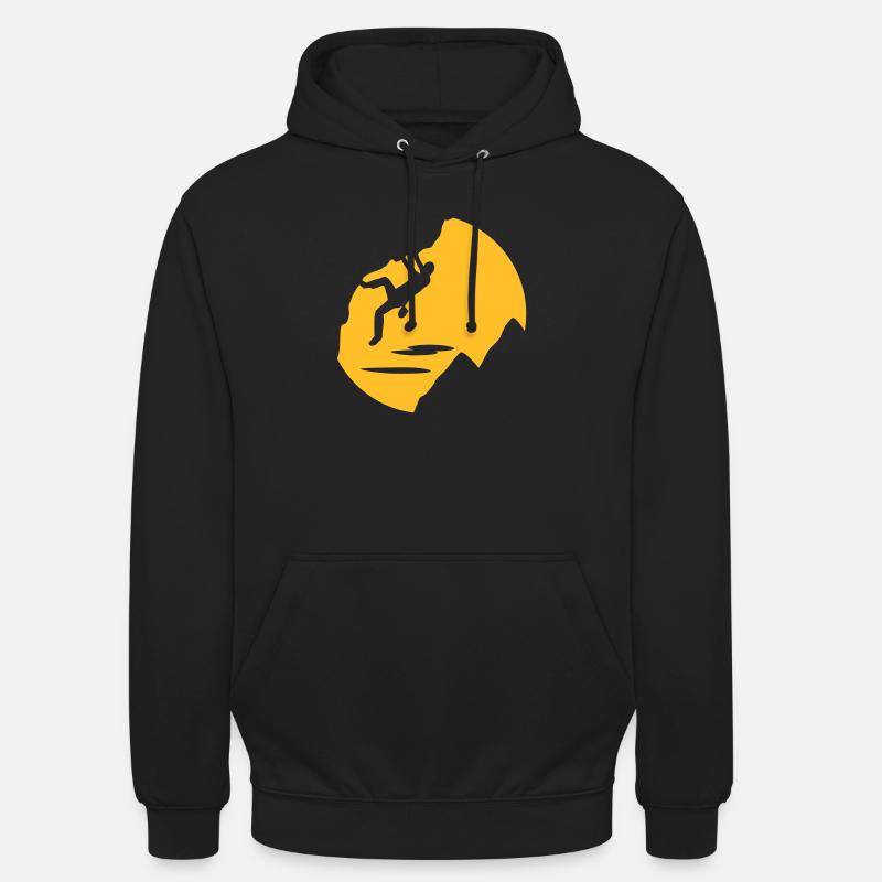 Klettern - Unisex Hoodie - Schwarz