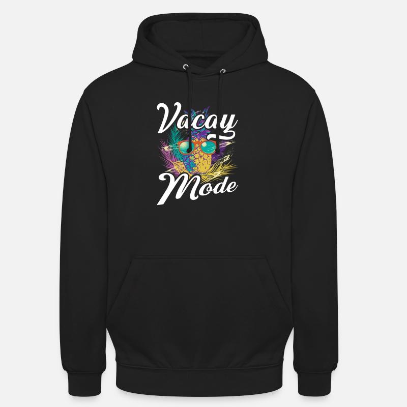 MODE VACAY - Sweat-shirt à capuche unisexe - noir