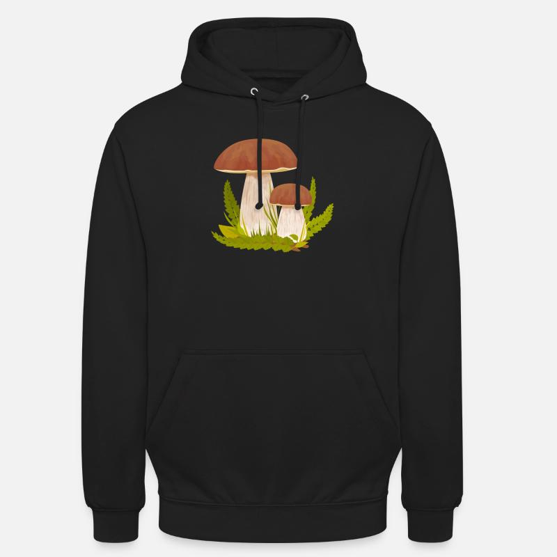 Mycètes - Sweat-shirt à capuche unisexe - noir