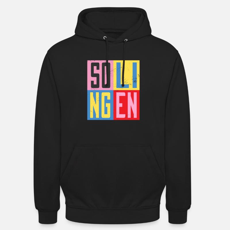 Solingen Städte Design - Unisex Hoodie - Schwarz