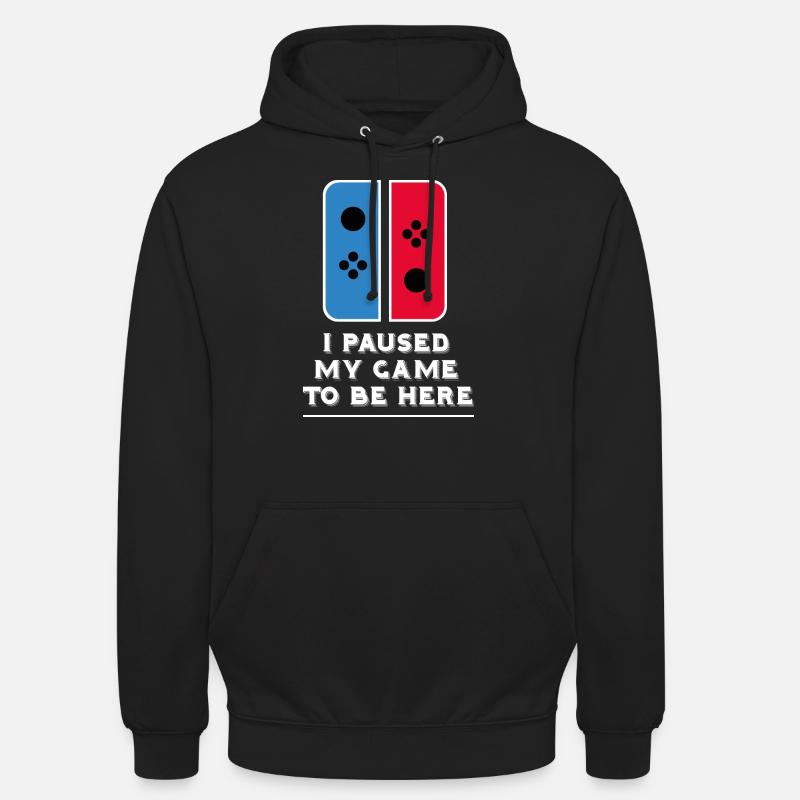 Gamer Console Switch Play Game Video Game Idea - Unisex Hoodie - black