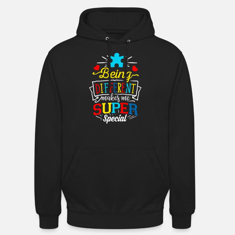 Autism Autist ADHD Autism Asperger Present - Luvtröja unisex - svart