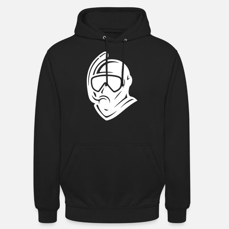 Plongeur Snorkel Plongée - Sweat-shirt à capuche unisexe - noir