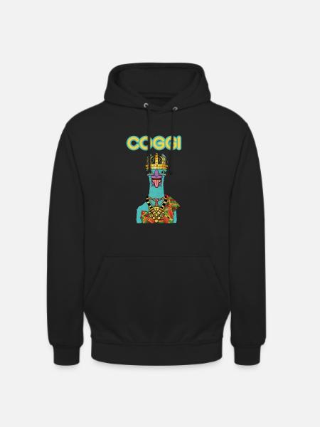 COGGI AFRIKANISCHER KÖNIG - Unisex Hoodie - Schwarz