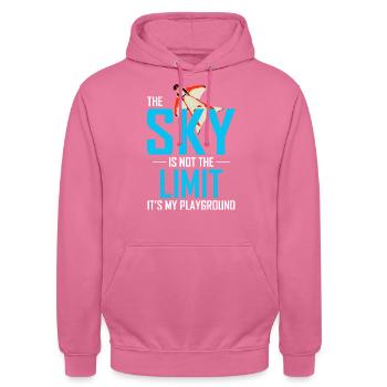 Wingsuit volant Base Jumping Parachutisme Wingsuit - Sweat-shirt à capuche unisexe - rose - Devant - Alina (178cm) & Michal (187cm)