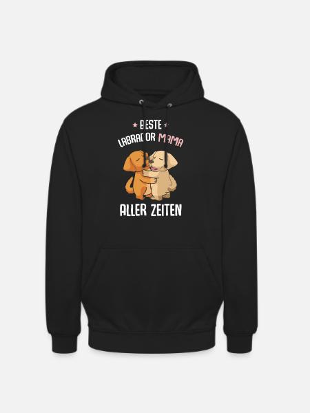 Beste Labrador Mama - Unisex Hoodie - Schwarz