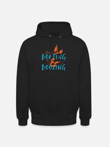 Boating & Boozing - Unisex Hoodie - Schwarz