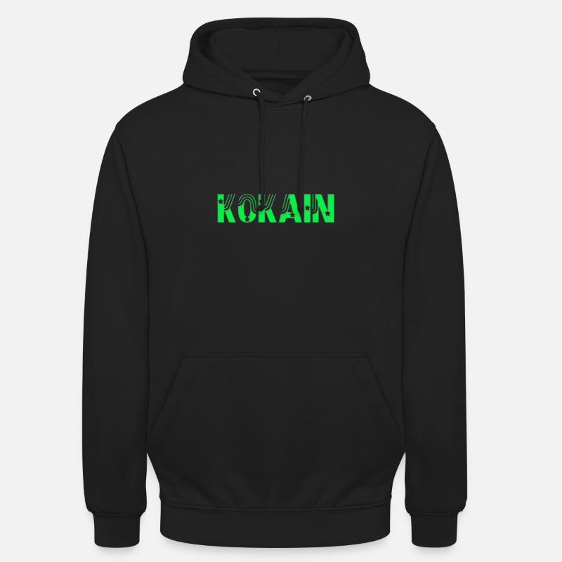 Cocaïne Drogues de cocaïne - Sweat-shirt à capuche unisexe - noir